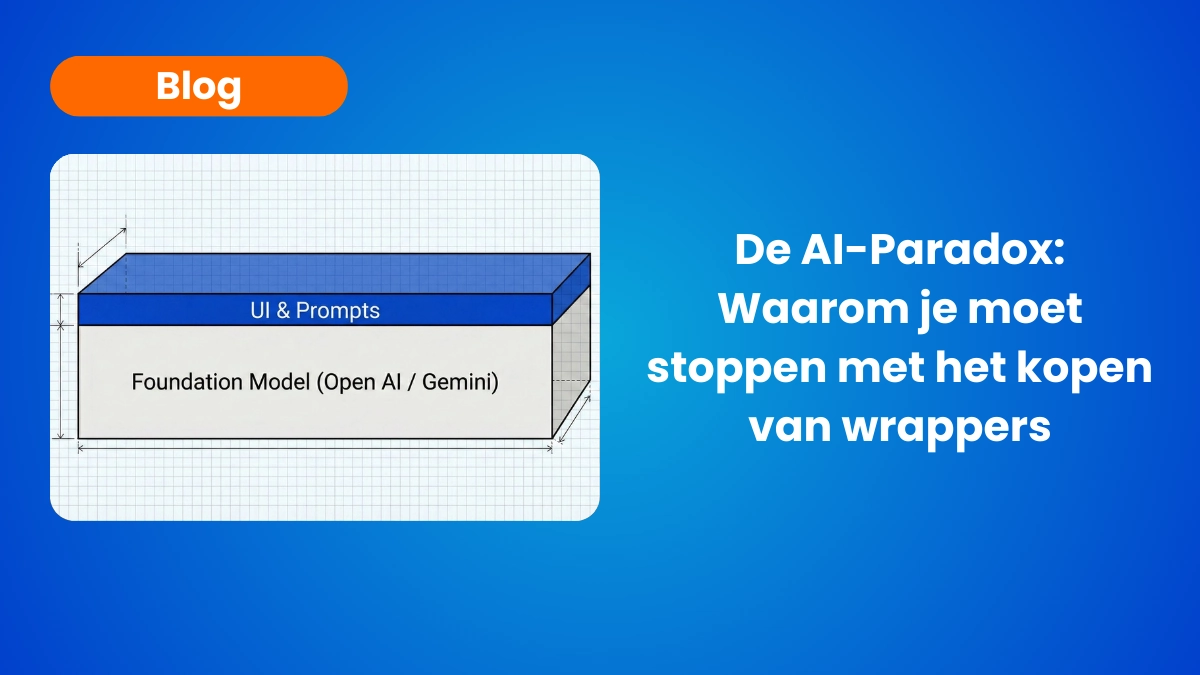 De AI-Paradox: Waarom je moet stoppen met het kopen van ‘Wrappers’
