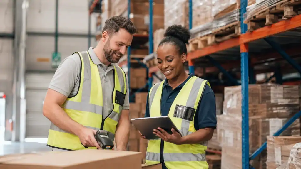 Mensen in de logistiek